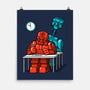 Robot Exam-None-Matte-Poster-Raffiti