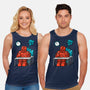 Robot Exam-Unisex-Basic-Tank-Raffiti