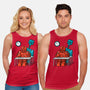 Robot Exam-Unisex-Basic-Tank-Raffiti