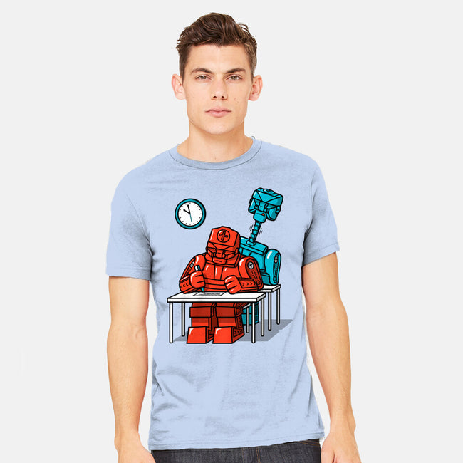 Robot Exam-Mens-Heavyweight-Tee-Raffiti