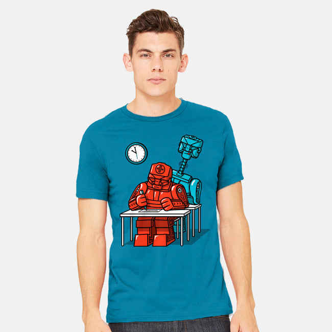 Robot Exam-Mens-Heavyweight-Tee-Raffiti