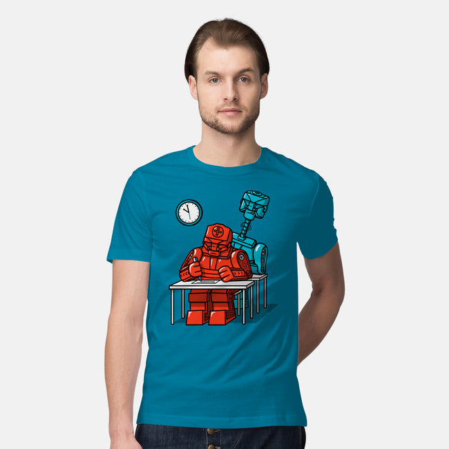 Robot Exam-Mens-Premium-Tee-Raffiti