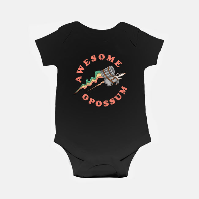 Awesome Opossum-Baby-Basic-Onesie-sachpica