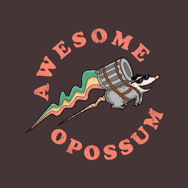 Awesome Opossum-None-Fleece-Blanket-sachpica