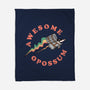 Awesome Opossum-None-Fleece-Blanket-sachpica