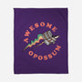 Awesome Opossum-None-Fleece-Blanket-sachpica