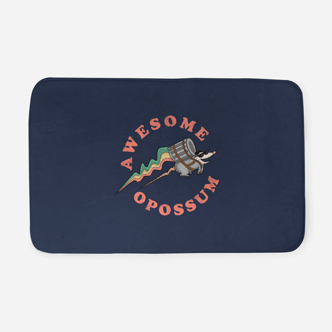 Awesome Opossum-None-Memory Foam-Bath Mat-sachpica