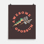 Awesome Opossum-None-Matte-Poster-sachpica