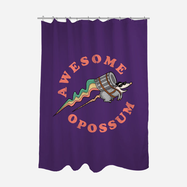 Awesome Opossum-None-Polyester-Shower Curtain-sachpica