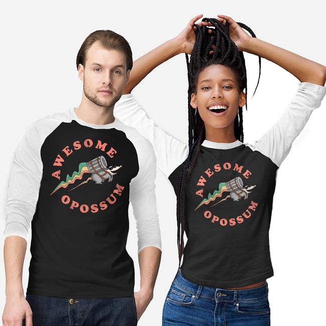 Awesome Opossum-Unisex-Baseball-Tee-sachpica