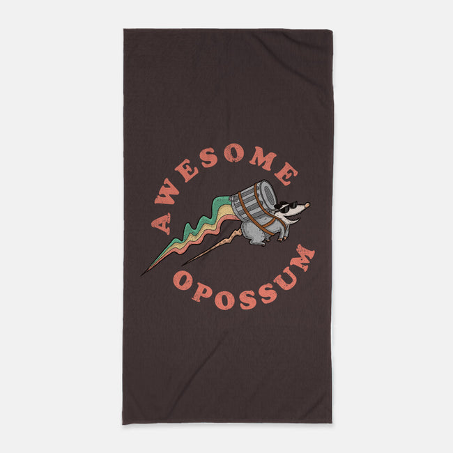 Awesome Opossum-None-Beach-Towel-sachpica