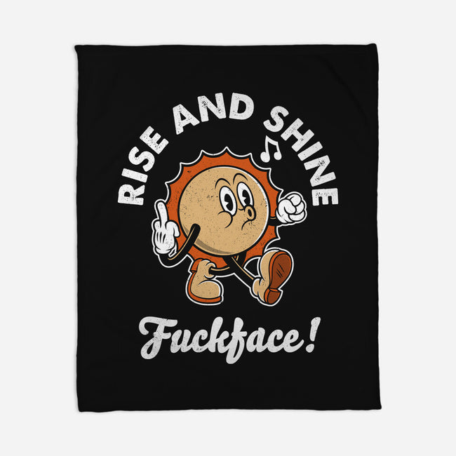 Rise And Shine-None-Fleece-Blanket-Nemons