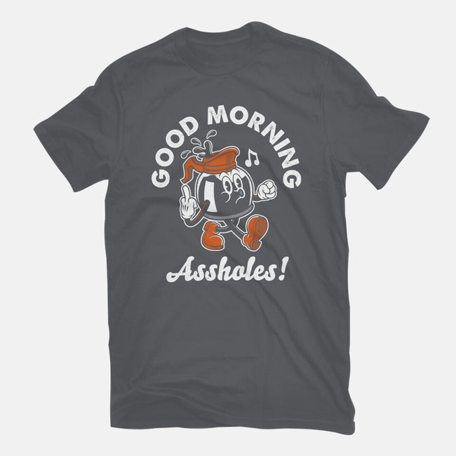 Good Morning Ahole-Mens-Heavyweight-Tee-Nemons