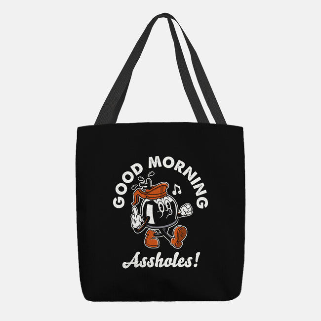 Good Morning Ahole-None-Basic Tote-Bag-Nemons