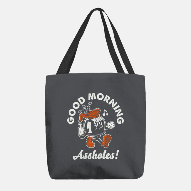 Good Morning Ahole-None-Basic Tote-Bag-Nemons