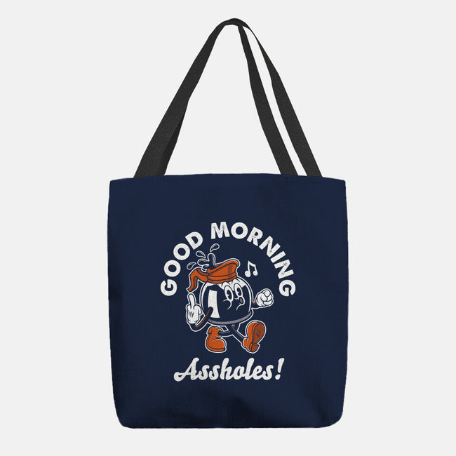 Good Morning Ahole-None-Basic Tote-Bag-Nemons