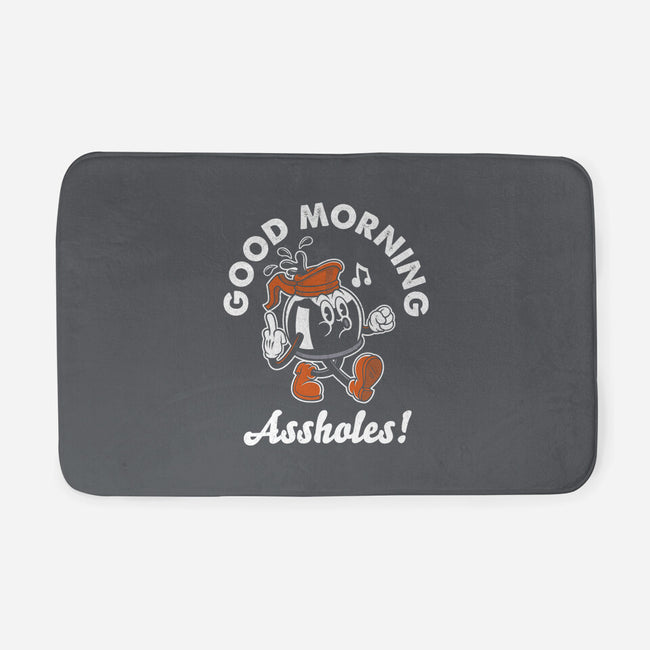 Good Morning Ahole-None-Memory Foam-Bath Mat-Nemons