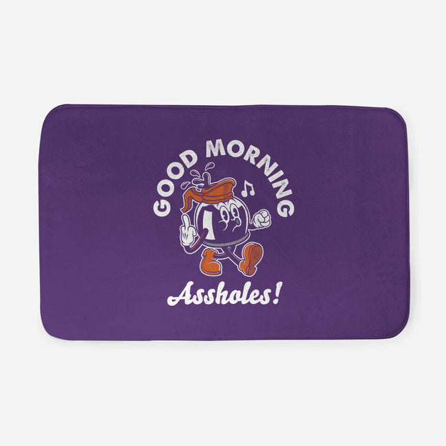 Good Morning Ahole-None-Memory Foam-Bath Mat-Nemons