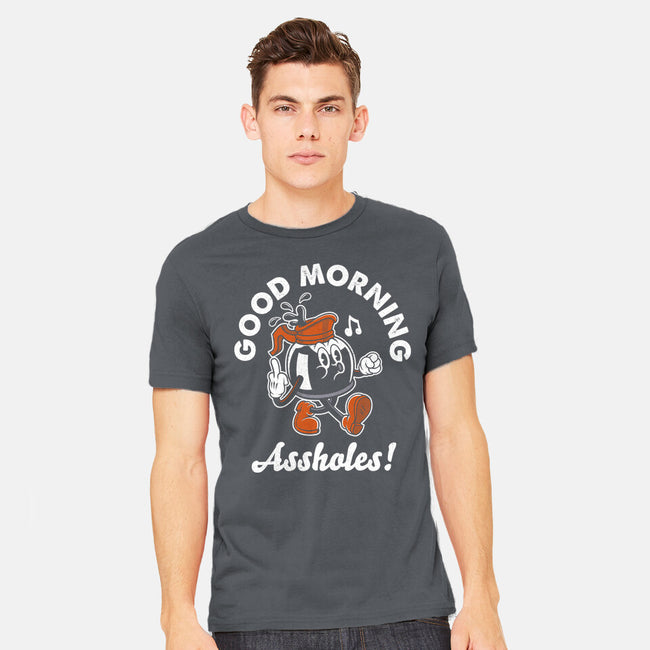 Good Morning Ahole-Mens-Heavyweight-Tee-Nemons