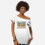 We're Doing Science-Womens-Off Shoulder-Tee-kg07