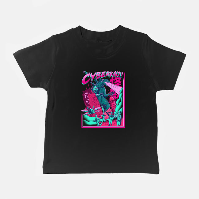 Cyber Kaiju-Baby-Basic-Tee-sachpica