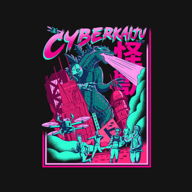 Cyber Kaiju-Womens-Fitted-Tee-sachpica