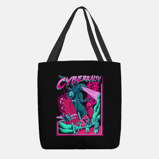 Cyber Kaiju-None-Basic Tote-Bag-sachpica