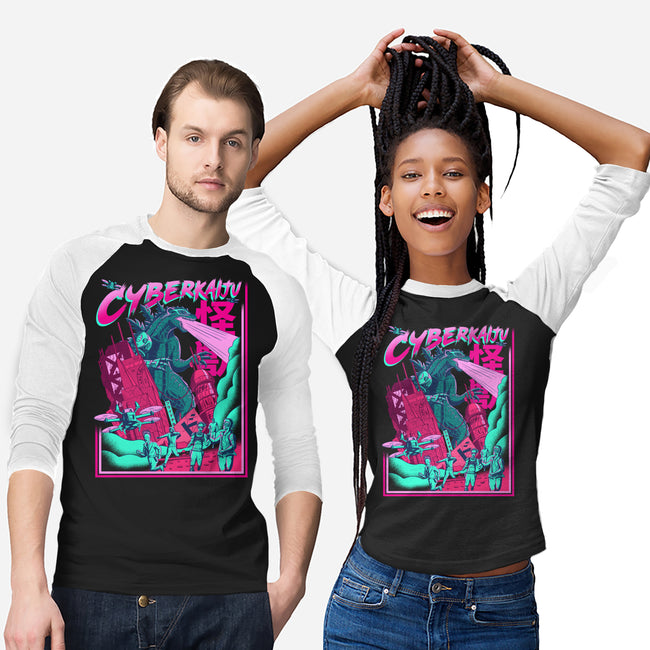 Cyber Kaiju-Unisex-Baseball-Tee-sachpica