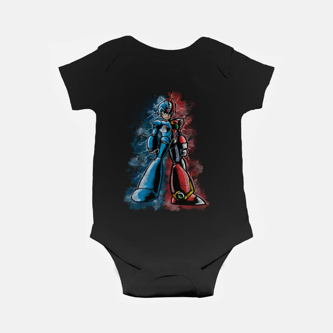 My Brother Robot-Baby-Basic-Onesie-nickzzarto