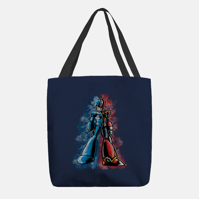 My Brother Robot-None-Basic Tote-Bag-nickzzarto