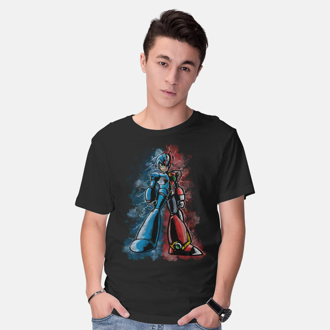 My Brother Robot-Mens-Basic-Tee-nickzzarto