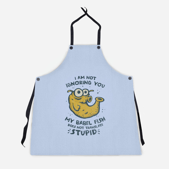 Babel Fish-Unisex-Kitchen-Apron-kg07