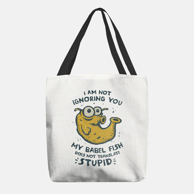 Babel Fish-None-Basic Tote-Bag-kg07