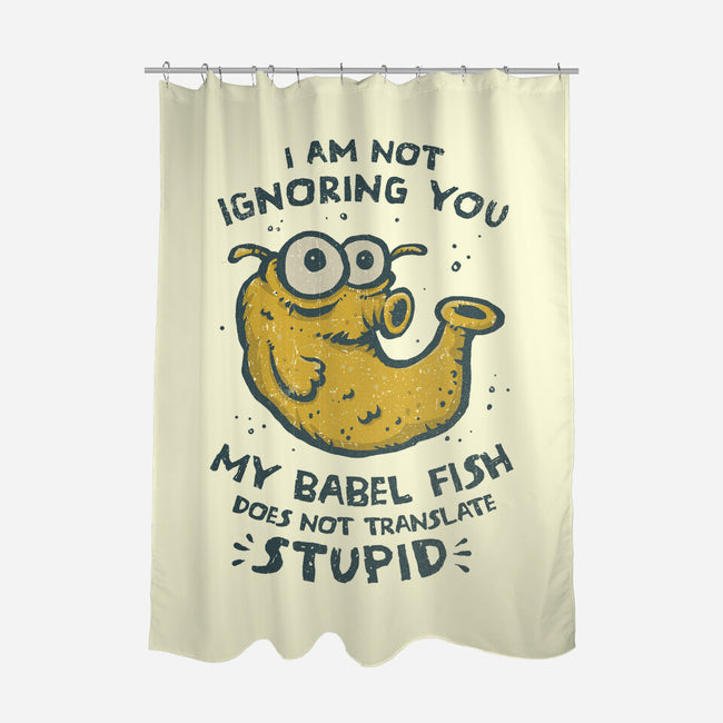 Babel Fish-None-Polyester-Shower Curtain-kg07