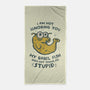 Babel Fish-None-Beach-Towel-kg07