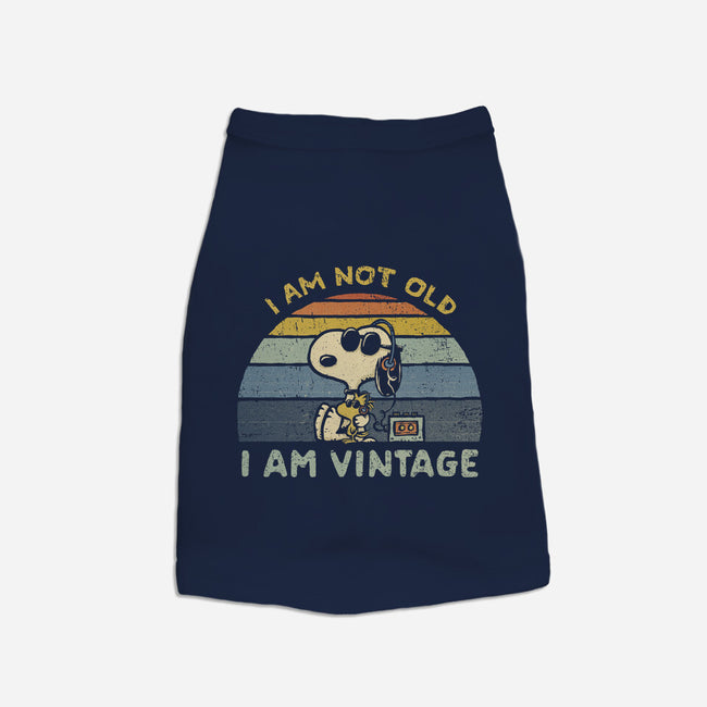 I Am Vintage-Cat-Basic-Pet Tank-kg07