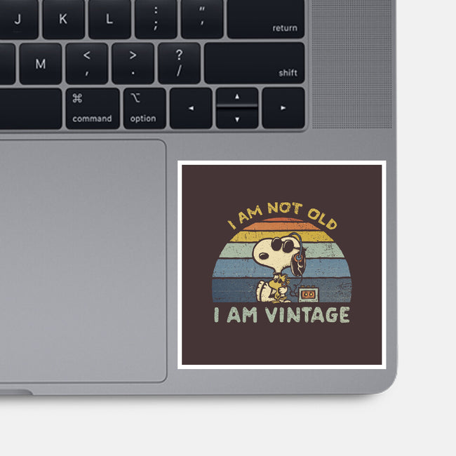 I Am Vintage-None-Glossy-Sticker-kg07