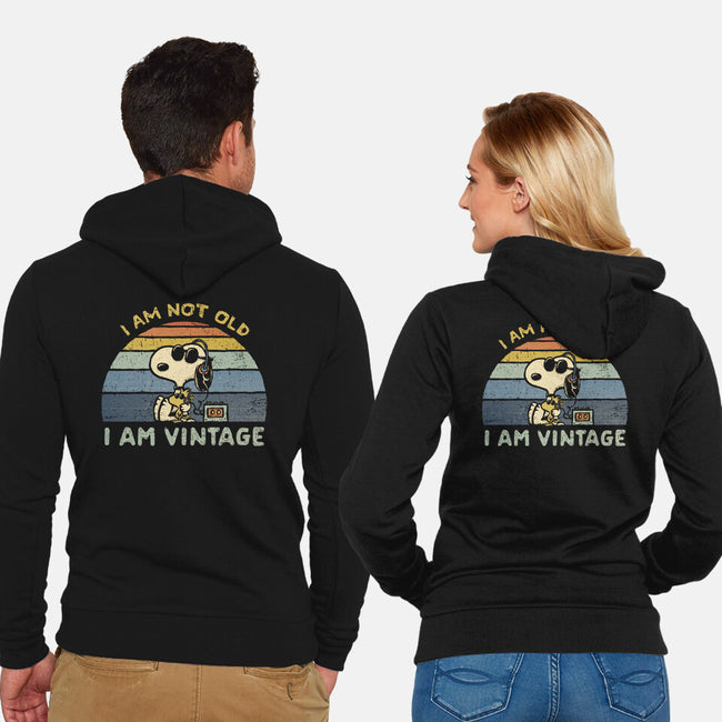 I Am Vintage-Unisex-Zip-Up-Sweatshirt-kg07