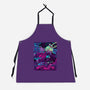 Neon Moon Eclipse-Unisex-Kitchen-Apron-Bruno Mota