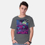 Neon Moon Eclipse-Mens-Basic-Tee-Bruno Mota