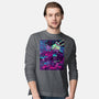 Neon Moon Eclipse-Mens-Long Sleeved-Tee-Bruno Mota