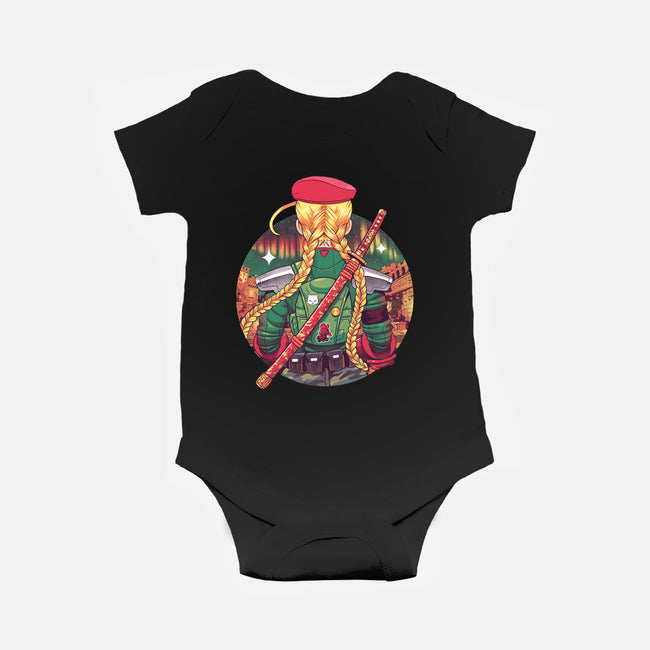 Autumn Fighter-Baby-Basic-Onesie-Bruno Mota