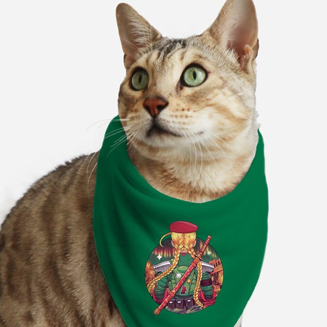 Autumn Fighter-Cat-Bandana-Pet Collar-Bruno Mota