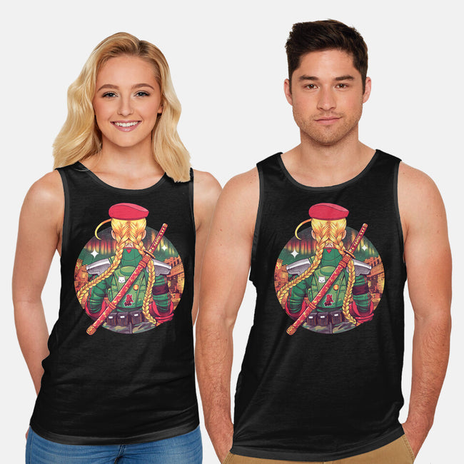 Autumn Fighter-Unisex-Basic-Tank-Bruno Mota