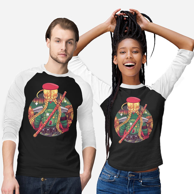 Autumn Fighter-Unisex-Baseball-Tee-Bruno Mota