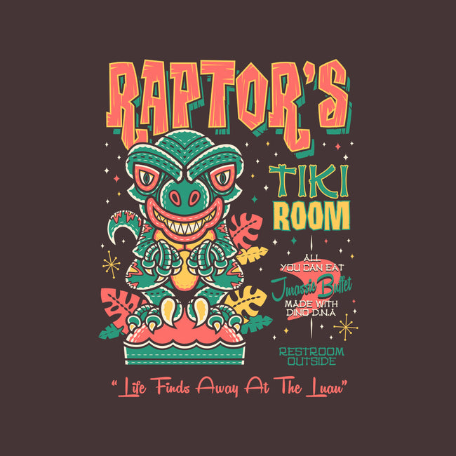 Raptor Tiki Room-Womens-Basic-Tee-Nemons