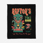 Raptor Tiki Room-None-Fleece-Blanket-Nemons