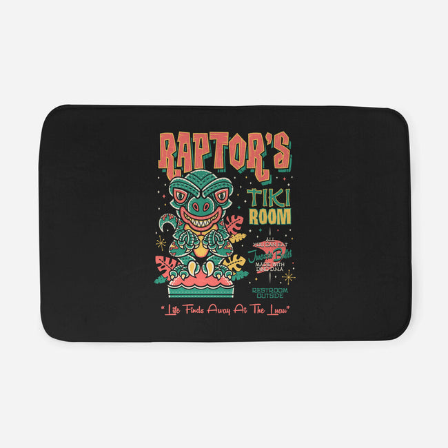 Raptor Tiki Room-None-Memory Foam-Bath Mat-Nemons