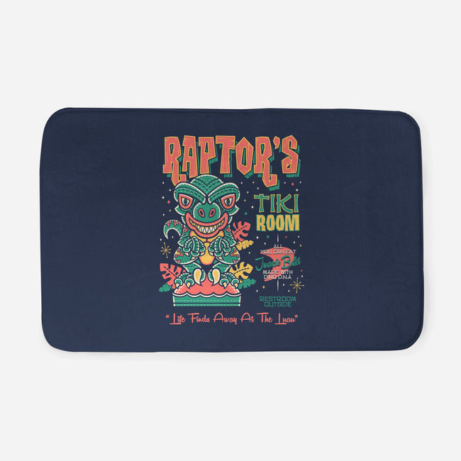 Raptor Tiki Room-None-Memory Foam-Bath Mat-Nemons