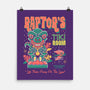 Raptor Tiki Room-None-Matte-Poster-Nemons